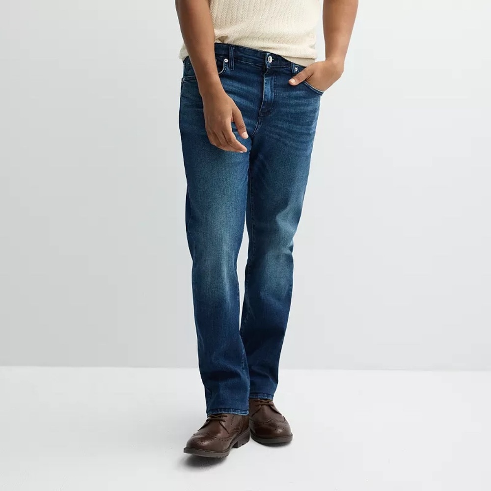 NWT Lazer Men's Flex Denim Bootcut Jeans
